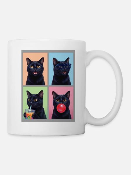 Katzen Bombay Katze - Tasse - Weiß