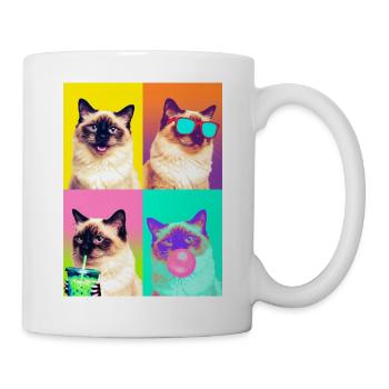 Cats Sacred Birman Cat - Mug - white - Right