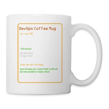 DevOps Coffee Mug Level 666 - Mug - white - Right