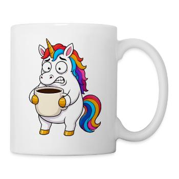 Funny Unicorn Coffee Overload - Mug - white - Right