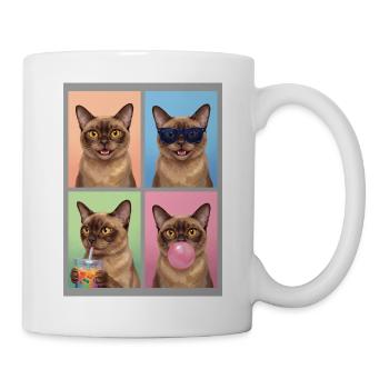 Cats Burma Cat - Mug - white - Right