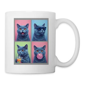 Cats Carthusian Cat - Mug - white - Right