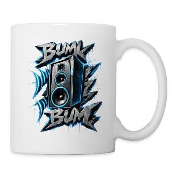 Bass Boom Graffiti Speaker - Mug - white - Right