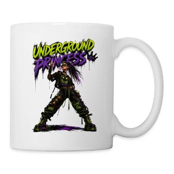 Princesse Underground Neon Punk - Mug blanc - blanc - Droite