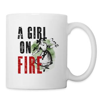 Paulinchen - Une fille en feu - - Mug blanc - blanc - Droite