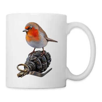 Robin of Peace - Tasse - Weiß - Rechts