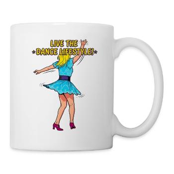 Danseuse - Mode de vie dansant - Mug blanc - blanc - Droite