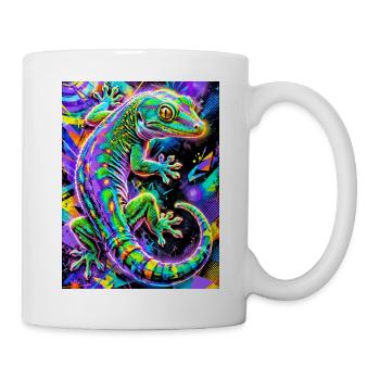 Gecko - Mug blanc - blanc - Droite