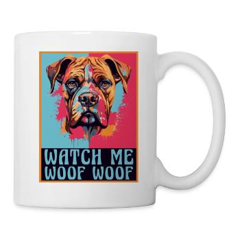  Boxer-Hunderasse Boxer-Hunde Zubehör Hundehalter - Tasse - Weiß - Rechts