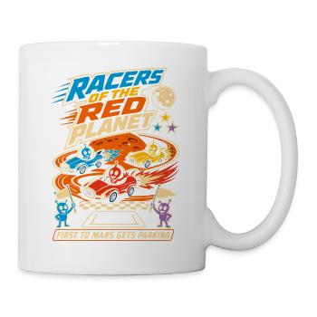 Mars Racing Alien Racer - Mug blanc - blanc - Droite
