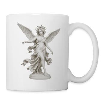 Geflügelte Medusa-Göttin - Tasse - Weiß - Rechts