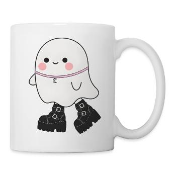 Kawaii Geist mit Plattformstiefeln - Tasse - Weiß - Rechts