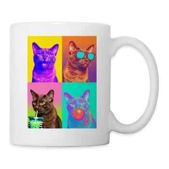 Katzen Havana Katze - Tasse - Weiß - Rechts