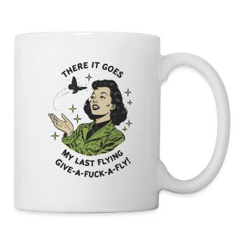 Militärjacke Butterfly - Tasse - Weiß - Rechts