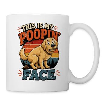 Races de chiens Funny Retriever - Mug blanc - blanc - Droite