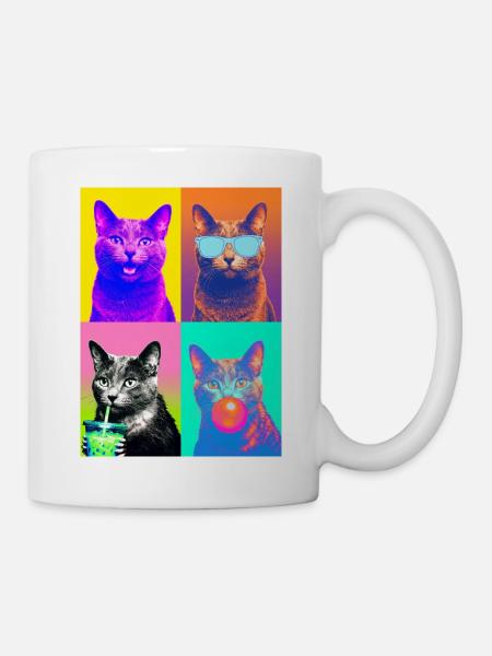 Katzen Korat Katze - Tasse - Weiß