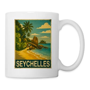 Seychellen - Tasse - Weiß - Rechts