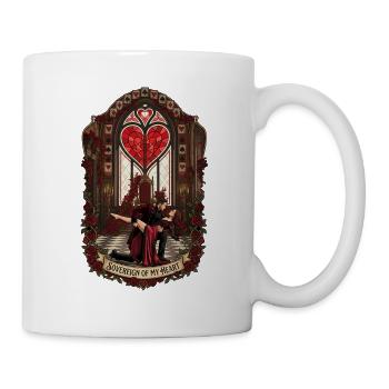 Gotische Romanze Der Herr meines Herzens - Tasse - Weiß - Rechts