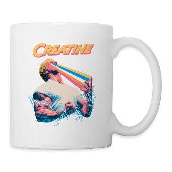 Creatine Beam Pop Art - Tasse - Weiß - Rechts