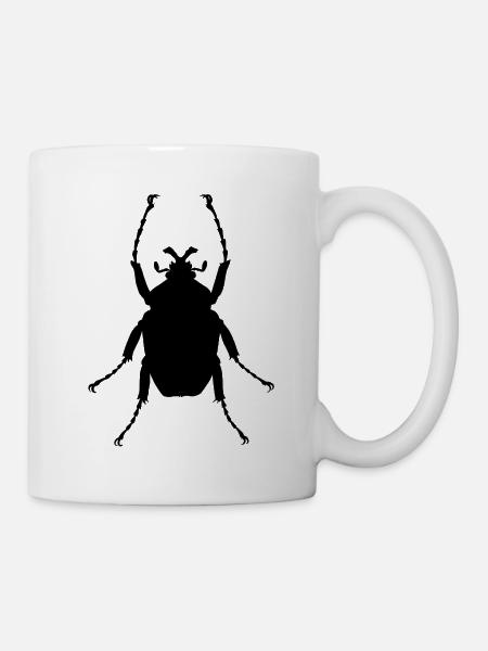 Afrikanischer Goliathkäfer - Tasse - Weiß