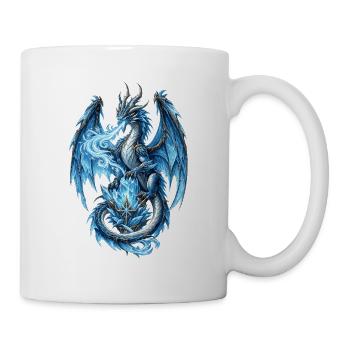 Eisdrache Kristallflügel - Tasse - Weiß - Rechts