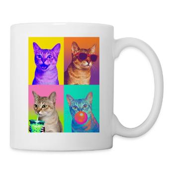 Katzen Singapura Katze - Tasse - Weiß - Rechts