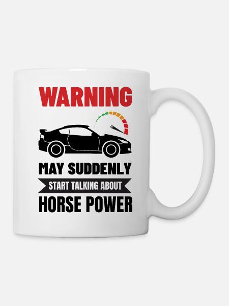 Lustiger Autoenthusiast Geschenk Automechaniker Autoliebhaber - Tasse - Weiß