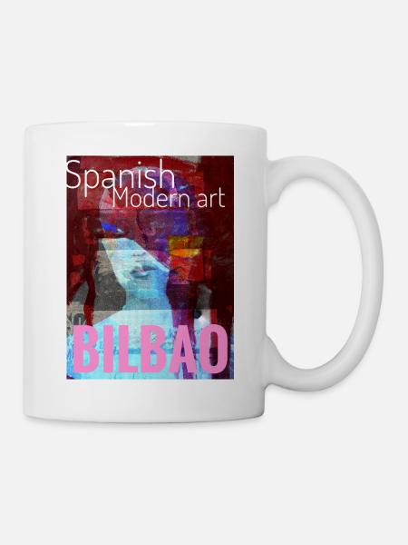 Bilbao Spanish Modern Art - Tasse - Weiß
