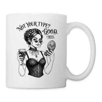 Gothic Tarot Siren - Tasse - Weiß - Rechts