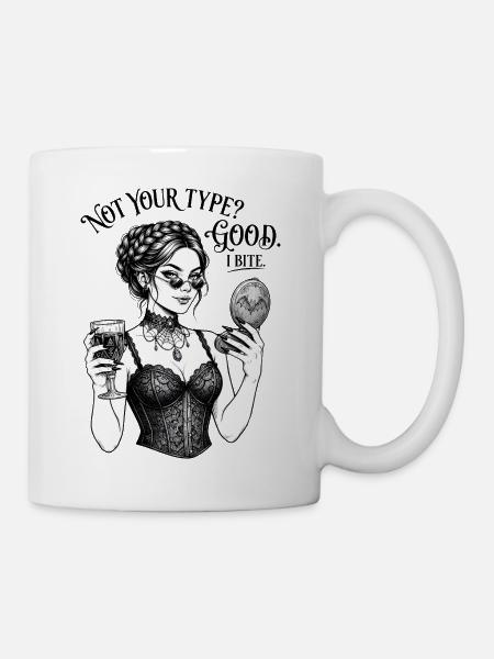 Gothic Tarot Siren - Tasse - Weiß