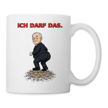 Ich Darf Das – Machtspiel - Politiksatiere - Tasse - Weiß - Rechts