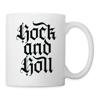 Gothic Rock and Roll - Tasse - Weiß - Rechts