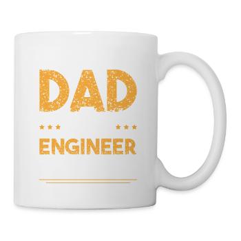 Bau Ingenieur Baustelle Bauarbeiter - Tasse - Weiß - Rechts