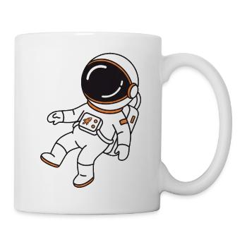 Space Mix Astronaut - Tasse - Weiß - Rechts
