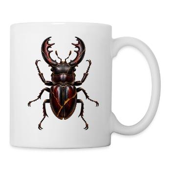 Kintsugi-Hirschinsekt - Tasse - Weiß - Rechts