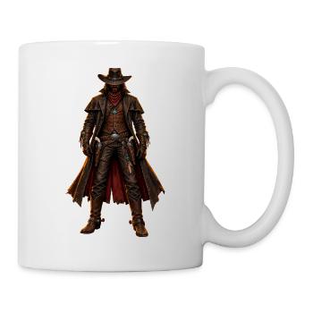 Wüstenoutlaw mit Turquoise Akzenten - Tasse - Weiß - Rechts