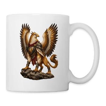 Kriegsadler Rüstung - Tasse - Weiß - Rechts