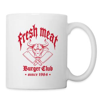 Crimson Burger Club - Tasse - Weiß - Rechts