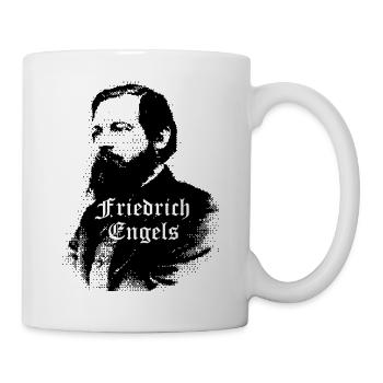 Friedrich Engels - Tasse - Weiß - Rechts