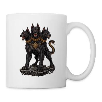 Cerberus Dreiköpfiger Wächter - Tasse - Weiß - Rechts