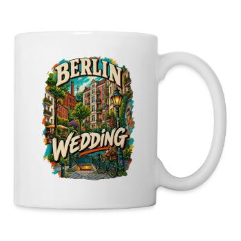Berlin Wedding – Urbanes Kiez Design - Tasse - Weiß - Rechts