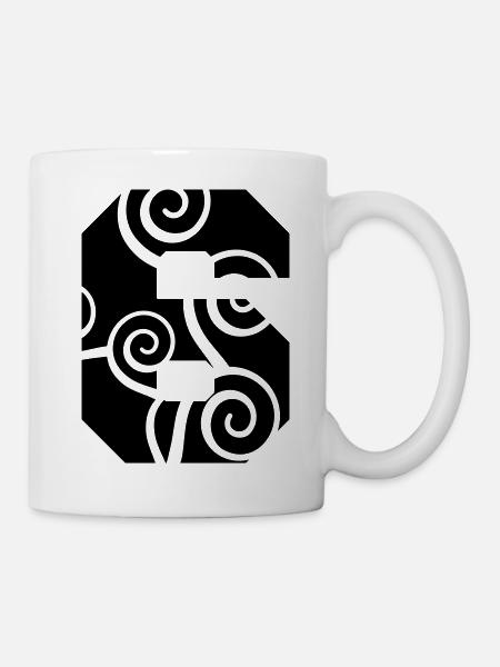 6_tribal - Tasse - Weiß