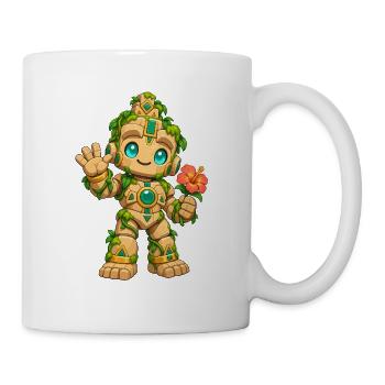 Dschungel-Golem Hibiskus - Tasse - Weiß - Rechts