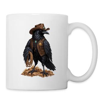 Raben Sheriff im Westernstil - Tasse - Weiß - Rechts