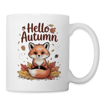 Hallo Herbst - Tasse - Weiß - Rechts
