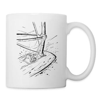 Windsurfen - Tasse - Weiß - Rechts