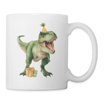 Birthdaysaurus - Tasse - Weiß - Rechts