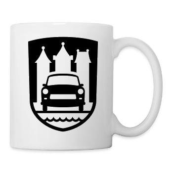 Trabi Motorsport Zwickau (Farbe änderbar) - Tasse - Weiß - Rechts