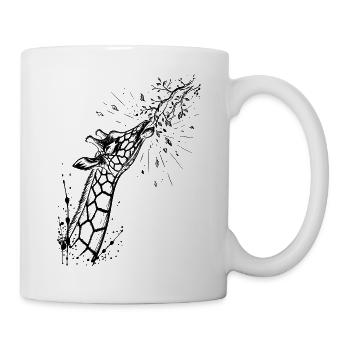 Giraffe - Tasse - Weiß - Rechts