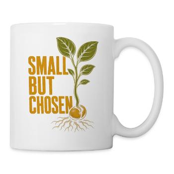 Klein aber auserwählt Senfkorn Christlich Kinder - Tasse - Weiß - Rechts